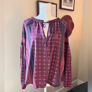 Luck Brand long sleeve. Size medium tee.